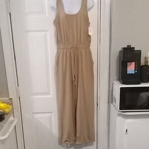 Abercrombie & Fitch Tan Jumpsuit